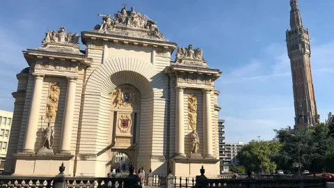 Prefeitura de Lille e seu Belfry (Beffroi de l'Hôtel de Ville de Lille)