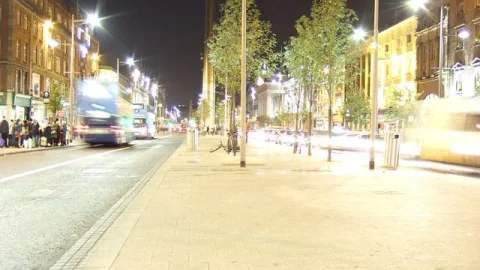 Rua O'Connell em Dublin