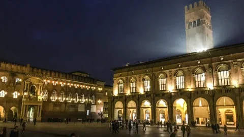 Piazza Maggiore de Bolonha
