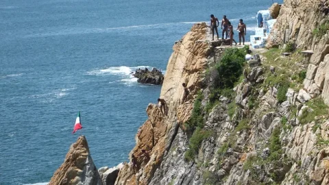 Mergulhadores do La Quebrada